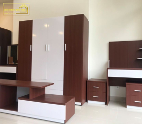 Mẫu Tủ Nhựa 4 Cánh Đẹp NL003