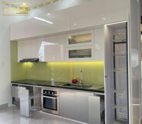 TỦ BẾP NHỰA PICOMAT PHỦ ACRYLIC TBA0112