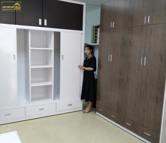 Mẫu Tủ Nhựa 4 Cánh Đẹp NL009